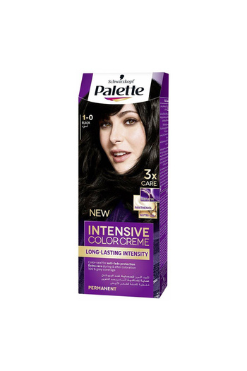 Palette Hair Color Black, #1-0
