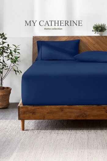 My Catherine 100% Cotton Combed Cotton Fabric - Single Double and Oversized Fitted Sheet