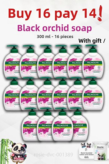 Palmolive Buy 16 Pay 14 Naturals Black Orchid Luxury Softness Liquid Soap 300 ml and Rosie