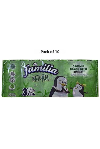 Familia Pack of 10 Pocket Handkerchiefs