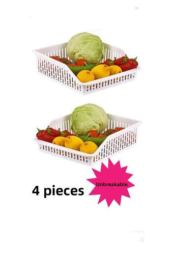 VİZYON Large Size Horizontal Fridge - Organizer Storage Container, Bathroom Organizer, Multi-Purpose Organizer