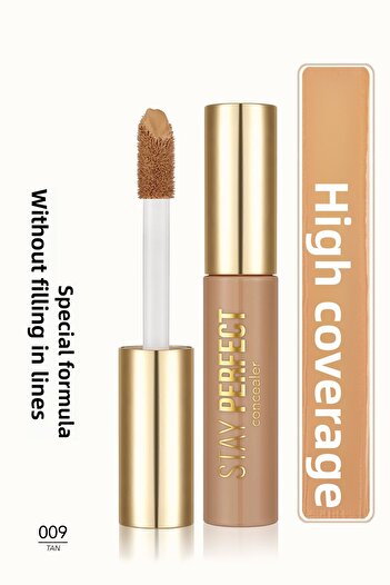 Flormar Doğal Bitişli Kapatıcı (SICAK ALT TON) - Stay Perfect Concealer - 009 Tan - 8682536085601