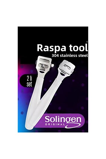 ModaCar Raspa Tool - Razor Foot Heel File 2 Pcs Solingen Professional