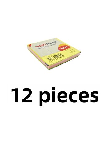 Noki 12 ΤΕΜ Memo Cube Neon 100 Φύλλα Νο: 12042