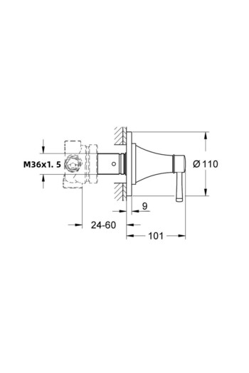 Grohe Grandera 5-Way Diverter - 19942000