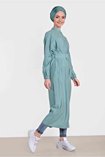 Alvina Birded Tunic with Tassel Details on the Back 4473