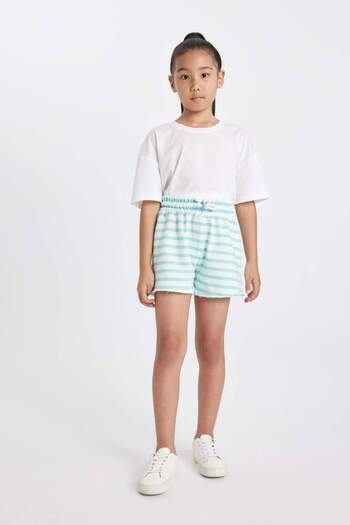 DeFacto Girl's Striped Shorts D0902A824HS