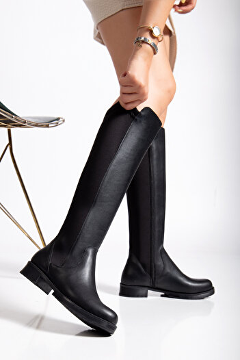 Bilalim Shoes Kumaş Dizaltı Çizme