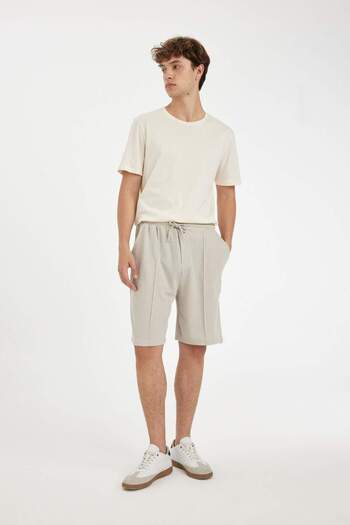 DeFacto Relax Fit Combed Cotton Bermuda Shorts D4760Ax24Hs