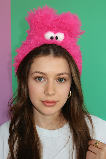 TAKIŞTIR Fuchsia Color Monster Figured Plush Crown