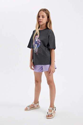 DeFacto Waffle Patterned Girl's Shorts - D0903A824HS