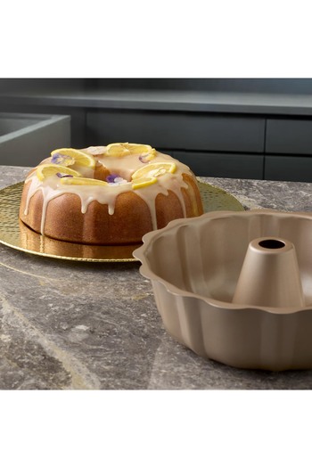 Jumbo Gold Bake Round Cake Mold