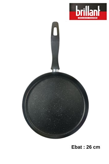Brillant Cast Crepe Pan 26 cm – Black