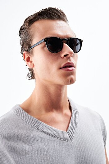 Aqua Di Polo 1987 Unisex Black Sunglasses Apsi002401