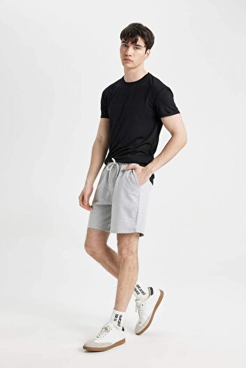DeFacto Шорти Slim Fit з вузьким кроєм і прямими штанинами C9308AX24SM