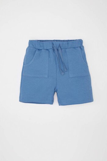 DeFacto Baby Boy Waffle Shorts with Pockets C2221A524Sm