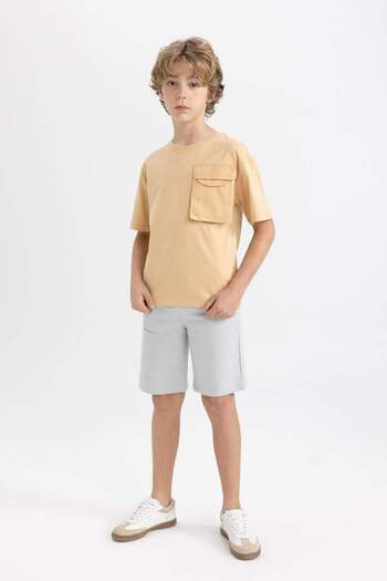DeFacto Boys' Basic Straight Shorts C1851A824Sm