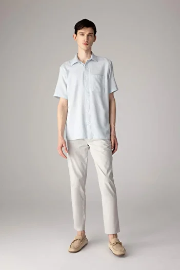 DeFacto Regular Fit Polo Collar Cotton Short Sleeve Shirt C7633AX24SM