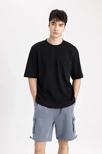 DeFacto Oversize Fit Straight Leg Shorts B8793AX24SM