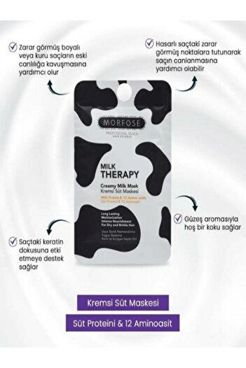 Morfose SAÇ MASKESİ 25ML POŞET MİLK THERAPY