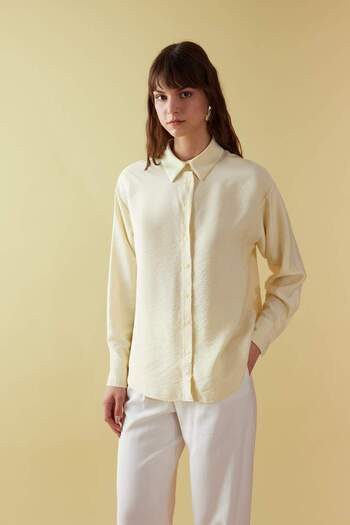 DeFacto Relax Fit Basic Solid Long Sleeve Shirt C4347Ax24Sm