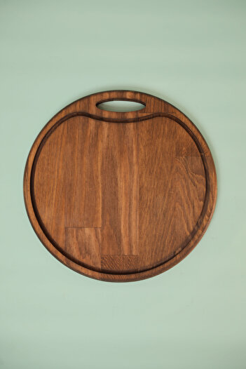 fam wood art Wooden Round Handle Cutting Board Pizza Plate Presentation Plate