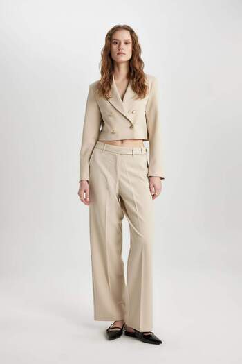 DeFacto Crop Blazer Jacket C3344Ax24Sp