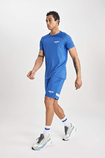 DeFacto DeFactoFit Slim Fit Dar Kesim Sporcu Kısa Paça Şort B5028AX24SP