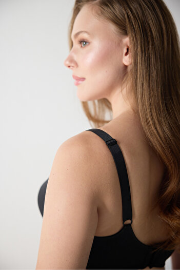 Magic Form Satin Tulle Underwire Plus Size Push up Bra