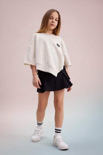 DeFacto Girl's Cotton Cargo Pocket Skirt C0126A824Sp