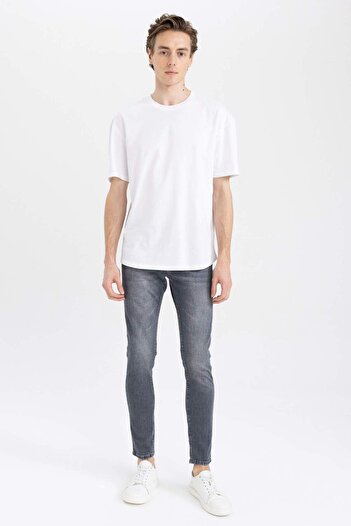 DeFacto Carlo Skinny Fit Екстра вузький крій, нормальна талія, екстра вузькі штанини, джинси A2140AX24SP