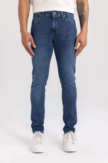 DeFacto Carlo Skinny Fit Extra Tight Fit Regular Waist Extra Tight Leg Jean Pants C0688Ax24Sp