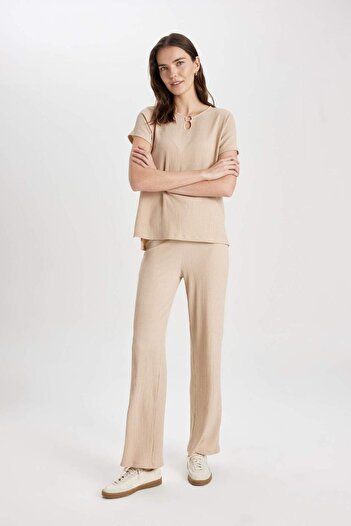 DeFacto Traditional Wide Leg Pants