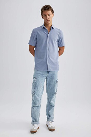 DeFacto Сорочка з короткими рукавами Regular Fit B4687AX23HS