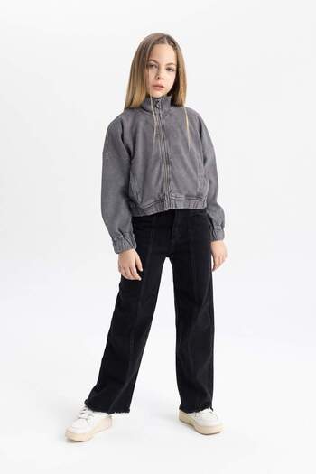DeFacto Girl's Turtleneck Cardigan B7872A823Wn