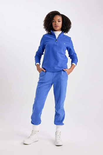 DeFacto DeFactoFit Sporcu Jogger Eşofman Altı Standart Fit Çift Cepli A4504AX23WN