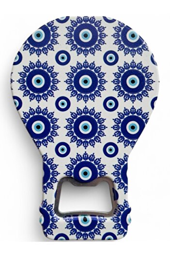 GALATA GIFT Bottle Opener Magnet Balloon Shape Evil Eye Beaded Soda Gas Opener Decorative Fridge Magnet