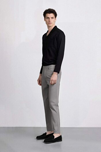 DeFacto Twill Chino Pantolon Slim Fit Dar Paça Basic Düz Cepli B2091AX23AU