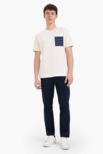 DeFacto Regular Fit Crew Neck Short Sleeve Terry Fabric T-Shirt A8695Ax23Hs