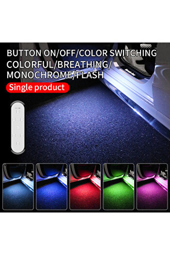 Choice 1pc 1/2Pcs Car Warning Door Light LED Anti-collision Colorful Flashing Light Car Magnets USB Chargin
