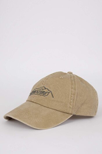 DeFacto Unisex Embroidered Cotton Cap Hat Z3444Az23Sm