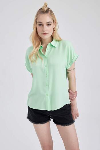 DeFacto Regular Fit Short Sleeve Shirt U2742Az23Sm