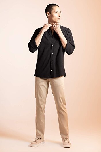 DeFacto Slim Fit Chino Canvas Pants X8022az23sp