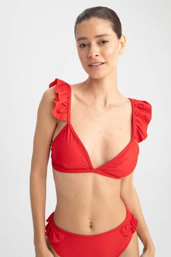 DeFacto Fall in Love Regular Fit Bikini Top W9401Az22Sm