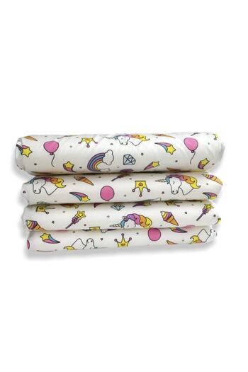 Bebek Özel Baby Child Crib Edge Protection 50x90 Mother's Side (4 Pieces) Barrier Unicorn