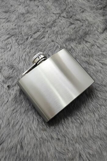 Güneş Weather Forecast Steel 4 oz 120 ml Liquor Flask Py48-4