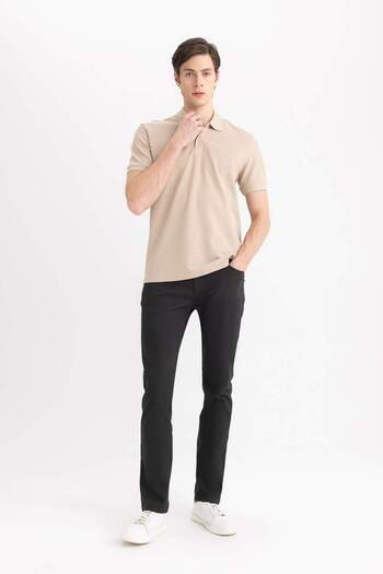 DeFacto Slim Fit Chino Kanvas Pantolon