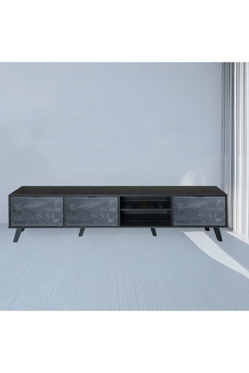 DEC22 Very distinctive TV table, 200 cm in size