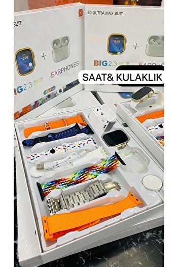 Genel Markalar SAMSUNG M14 UYUMLU I20 Ultra Max Suit Watch