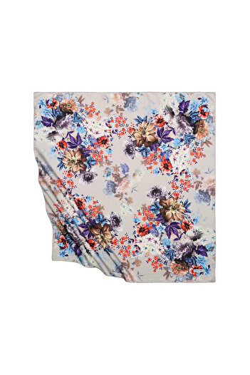 Bursa İpek Stone Fulya Pattern Silky Scarf
